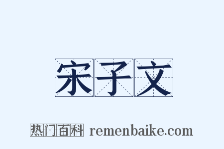 宋子文是什么意思的图片